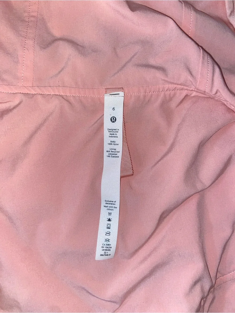 lululemon athletica Athleisure Gorpcore Shimmery Light Pink Hooded Zip-Up Jacket